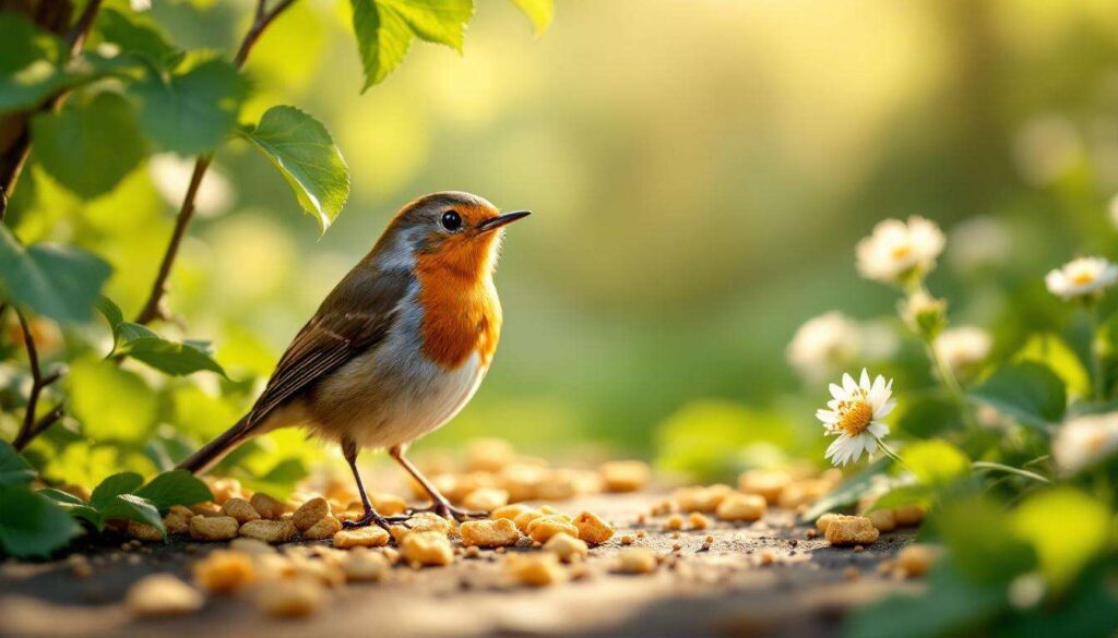 Jak przyciągnąć rudziki do ogrodu: trik z suchym chlebem