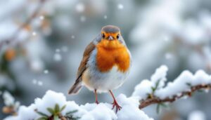 Najlepszy pokarm dla rudzików podczas mrozów – zdaniem ekspertów