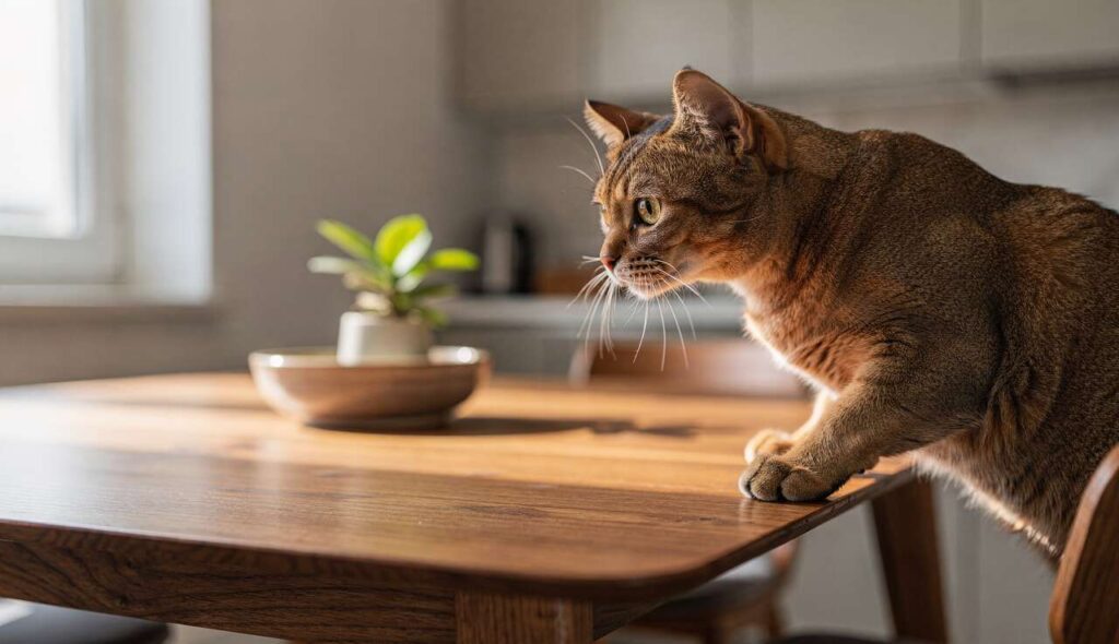 Jak oduczyć kota skakania na stół: 5 skutecznych metod