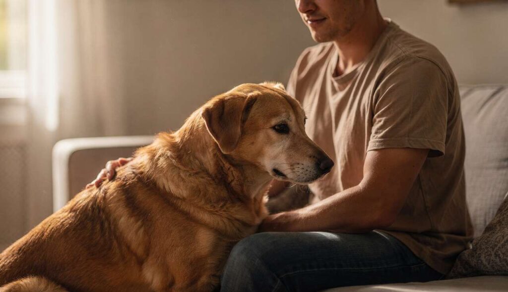 Co to oznacza, gdy Twój pies się o Ciebie opiera