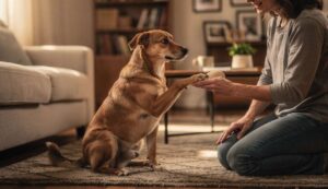 Gdy pies podaje Ci łapę, to nie zabawa ani powitanie – eksperci wyjaśniają prawdziwy powód