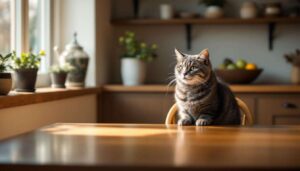 Jak oduczyć kota skakania na stół: 5 metod, które działają według behawiorystów