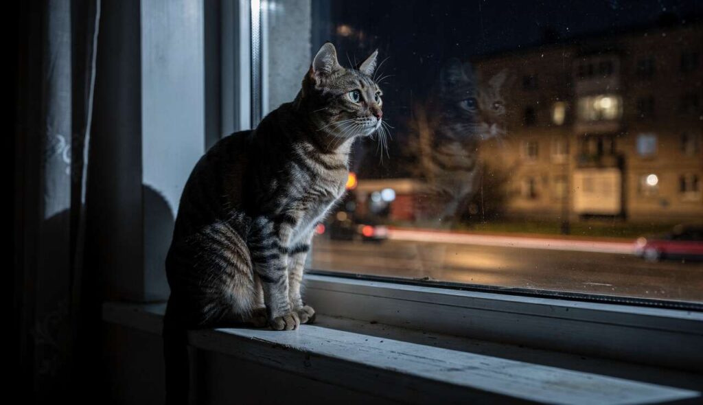 Kiedy kot miauczy w nocy: skąd bierze się to zachowanie i jak je uspokoić