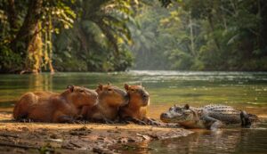 Dlaczego krokodyle nie atakują kapibar? Biolodzy w końcu znaleźli odpowiedź