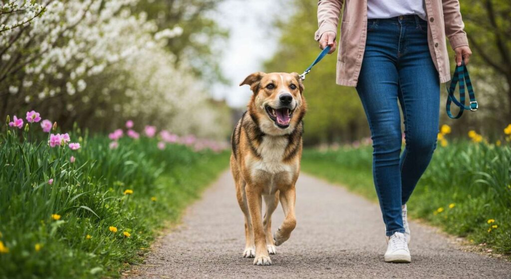 Pies ciągnie na smyczy wiosną bardziej niż zimą — behawiorystka podaje 3 powody
