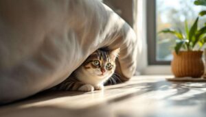 Twój kot chowa się, gdy przychodzą goście? Naukowcy tłumaczą to konkretnym typem osobowości