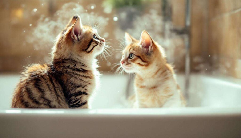 Dlaczego kot wskakuje do wanny po kąpieli właściciela? Odpowiedź jest prostsza, niż myślisz