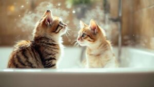 Dlaczego kot wskakuje do wanny po kąpieli właściciela? Odpowiedź jest prostsza, niż myślisz