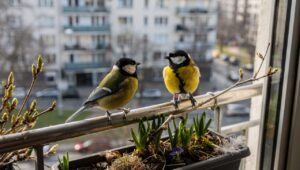 Sikory bogatki w miastach: dlaczego coraz częściej zakładają gniazda na balkonach w Polsce