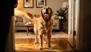 Pies szczeka na gości? Trener z Gdańska wyjaśnia, czy to strach, radość czy dominacja