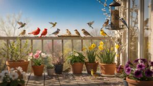 Ptaki na balkonie w marcu: OTOP wyjaśnia, jak im pomóc i kiedy przestać dokarmiać