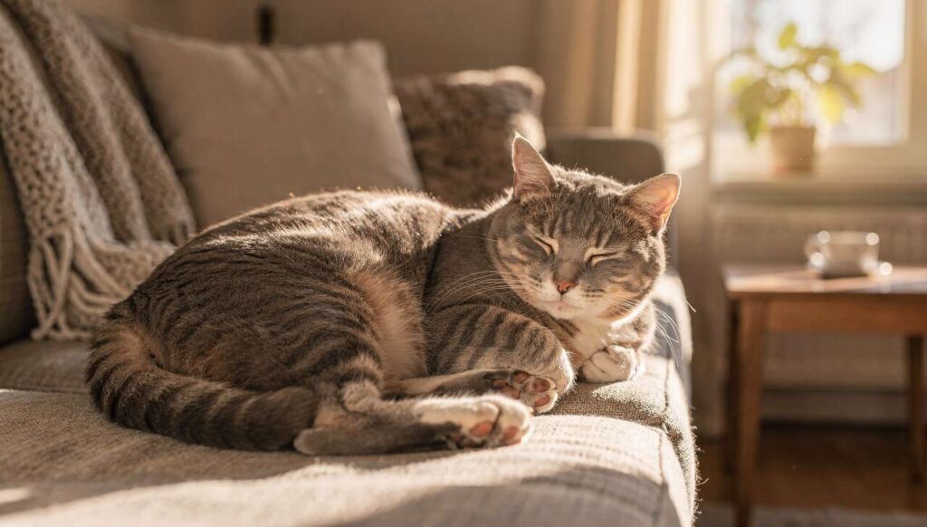 Jak rozpoznać, czy Twój kot jest szczęśliwy? Zoolog z SGGW wymienia 7 sygnałów