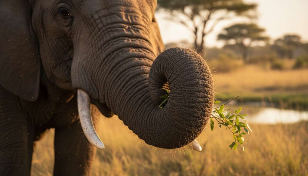 Trąbę słonia pokrywają włosy o niezwykłych właściwościach