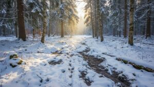 Zostań leśnym detektywem. Podkarpackie nadleśnictwa podpowiadają, jak czytać ślady zwierząt na śniegu i błocie