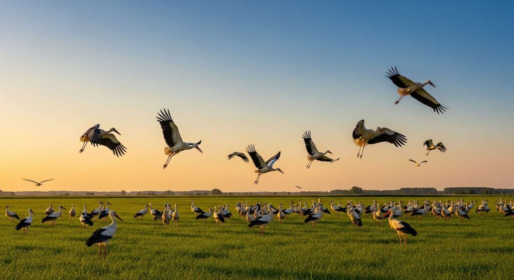 Duże nieporozumienie co do bocianów. Stąd wieści, że wracają z Afryki