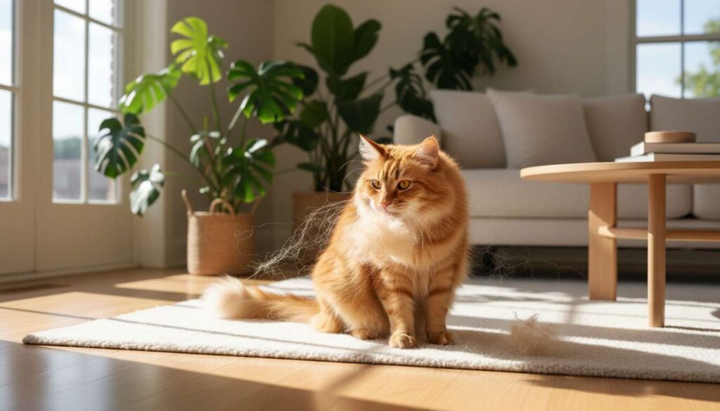 Mue printanière du chat — weterynarze z Poznania podają 4 sposoby na walkę z sierścią w domu
