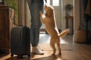 5 sposobów, w jakie pies okazuje tęsknotę, gdy właściciel wraca z wakacji